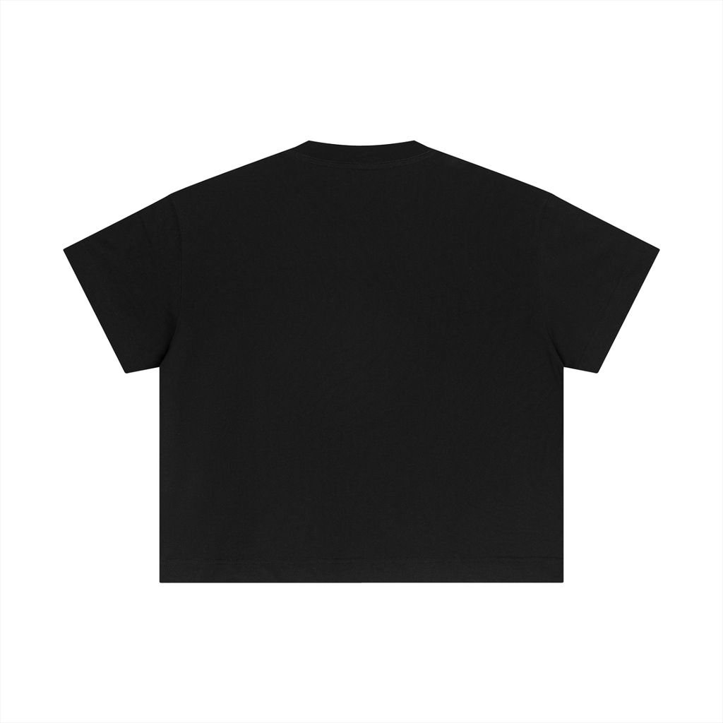 Shiver sharks - Boxy High Cut - Red on Black