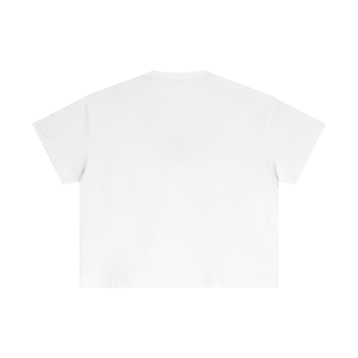 Shiver Sharks - Boxy High Cut - Red on white