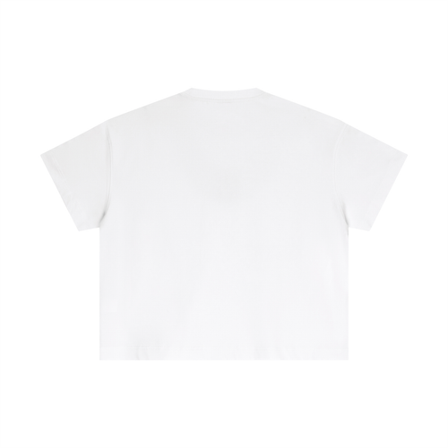 Shiver Sharks - Boxy High Cut - Red on white