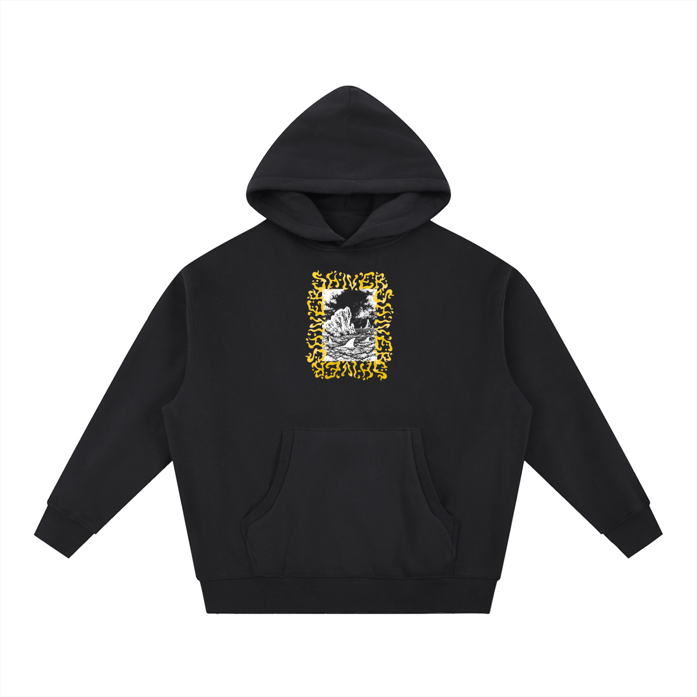 Essential Oversized Boxy Fit Fleece Hoodie