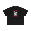 Shiver sharks - Boxy High Cut - Red on Black