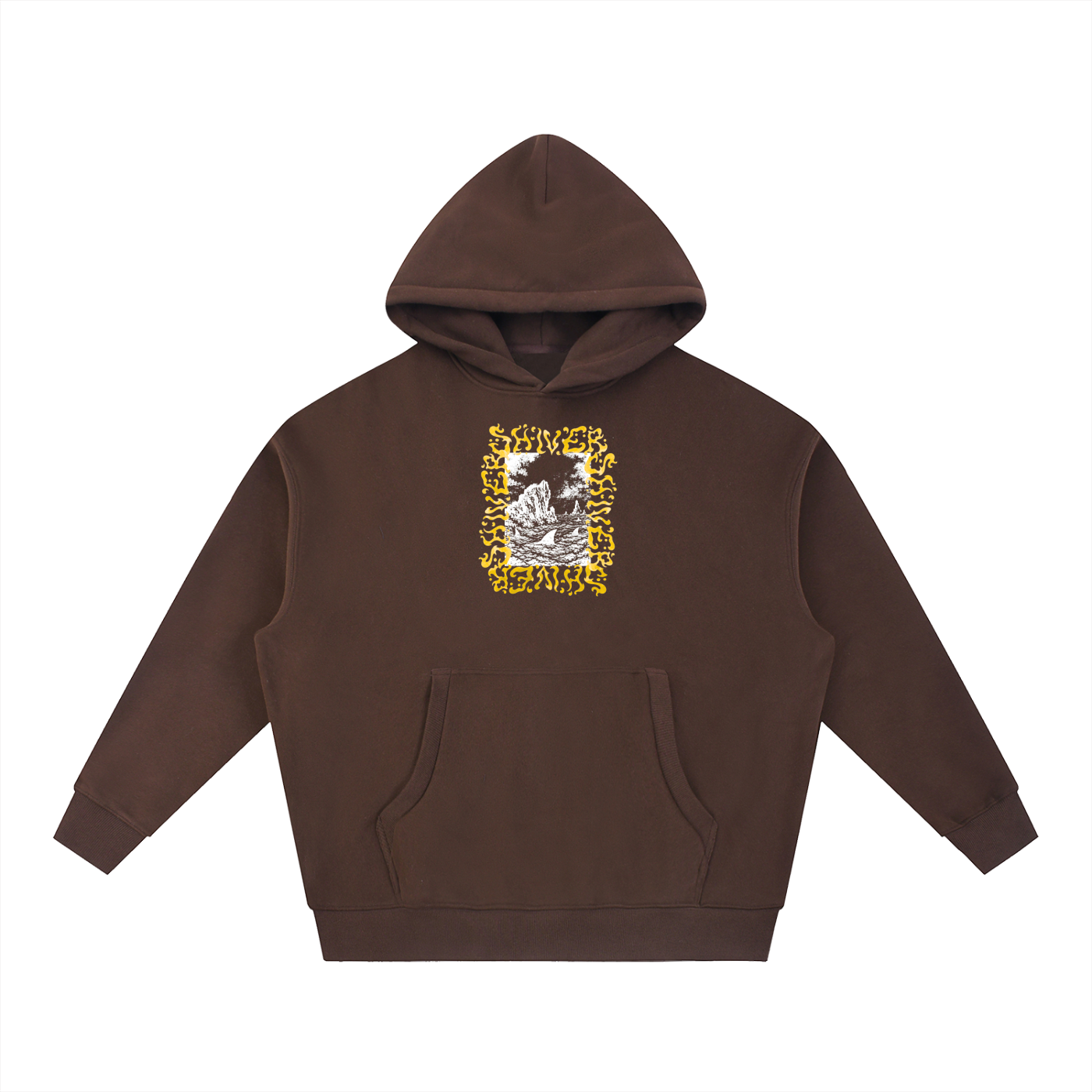 Essential Oversized Boxy Fit Fleece Hoodie